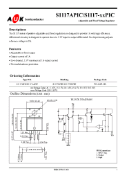 Datasheet S1117-285PIC manufacturer AUK